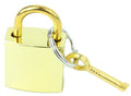 Gold Padlock With Keys