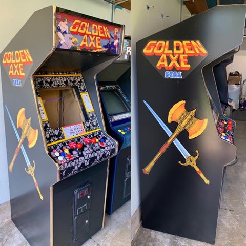 Golden Axe Arcade Marquee - Escape Pod Online