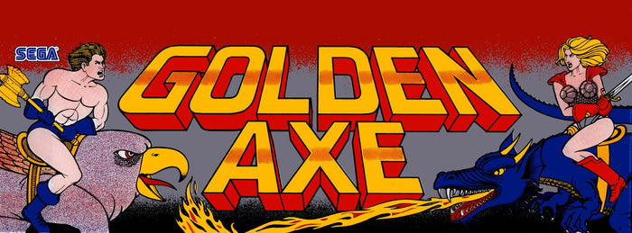 Golden Axe Arcade Marquee - Escape Pod Online