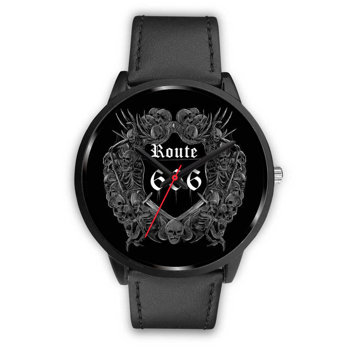 Grey Version Black Leather Black Metal Mesh Black Link