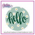 Hello Tiny Flowers Template & Digital Cut File