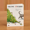 Hester & Cook Christmas Card, "Christmas Catastrophe" Cat