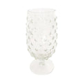 Hobnail Stemmed Glass