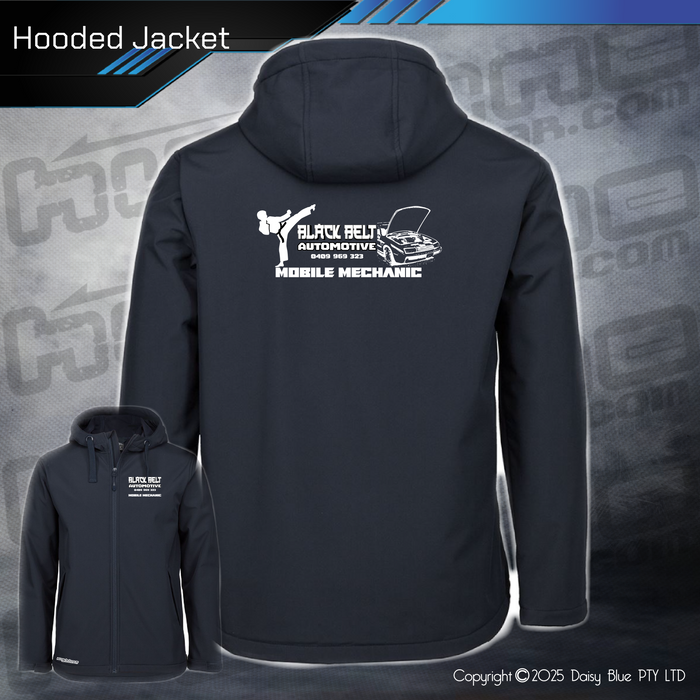 Hooded Jacket - Black Belt Automotive