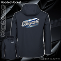 Hooded Jacket - Elegant Metal Shine