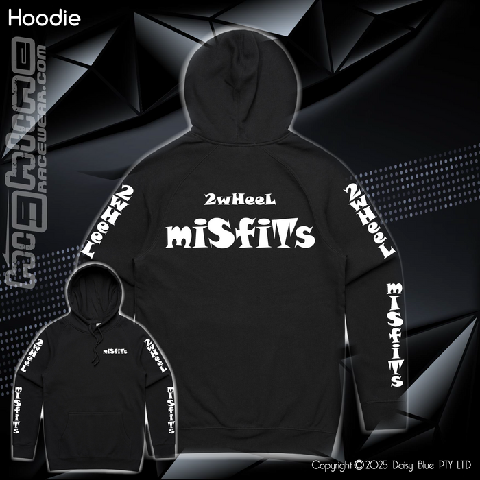 Hoodie - 2Wheel Misfits