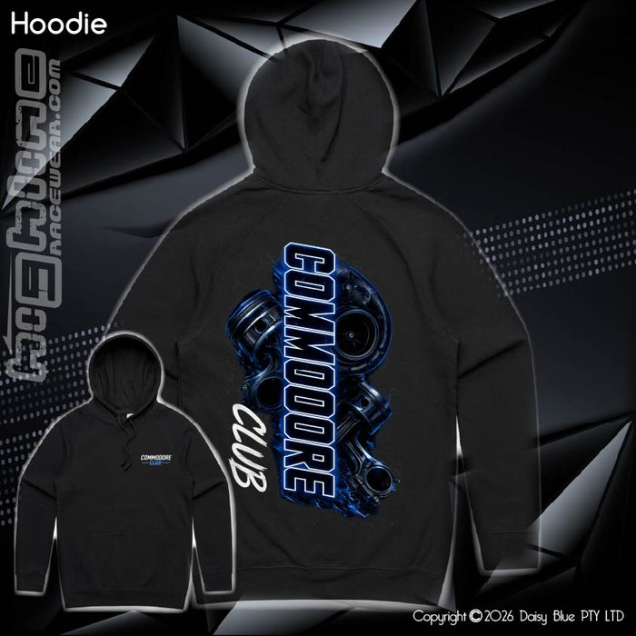 Hoodie - CC Neon Blue