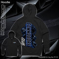 Hoodie - CC Neon Blue