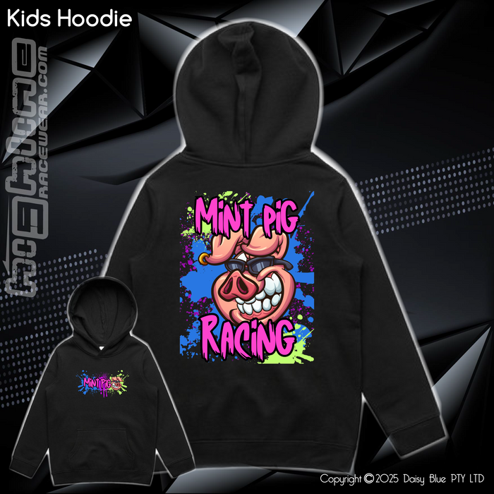 Hoodie - Mint Piglet Grunt