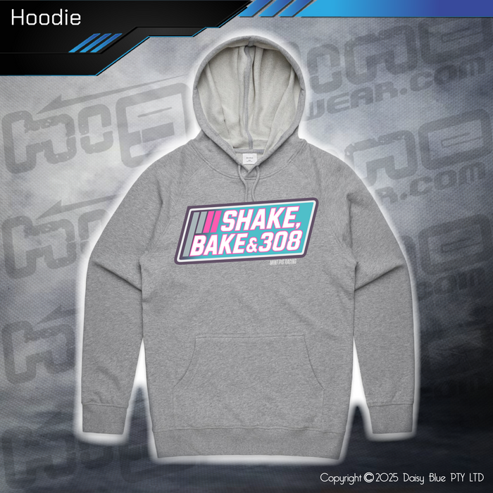 Hoodie - Shake, Bake & 308