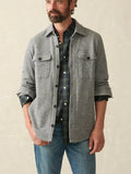 Inlet Knit CPO- Medium Grey Melange