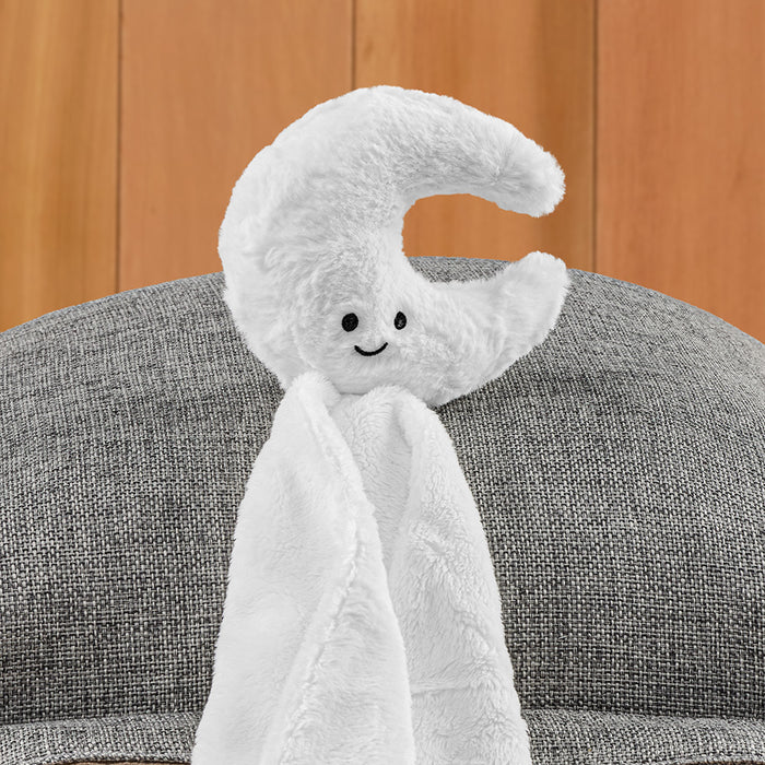 Jellycat Stuffed Animal Plush Soother Baby Blanket, Amuseables Moon