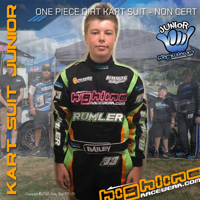 JUNIOR Dirt Kart Suit - SINGLE ITEM JACKET or PANTS