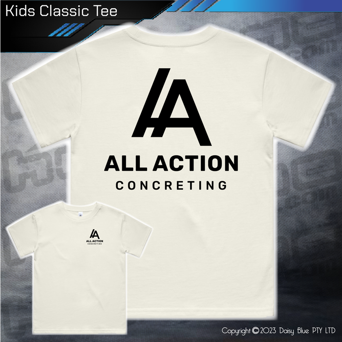 Kids  Classic Tee - All Action Concreting