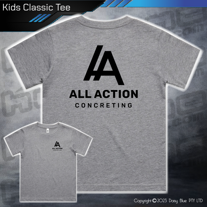 Kids  Classic Tee - All Action Concreting