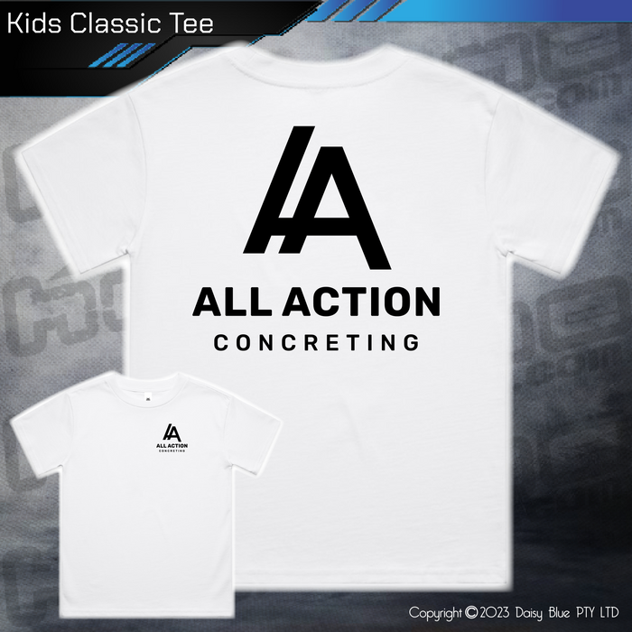 Kids  Classic Tee - All Action Concreting