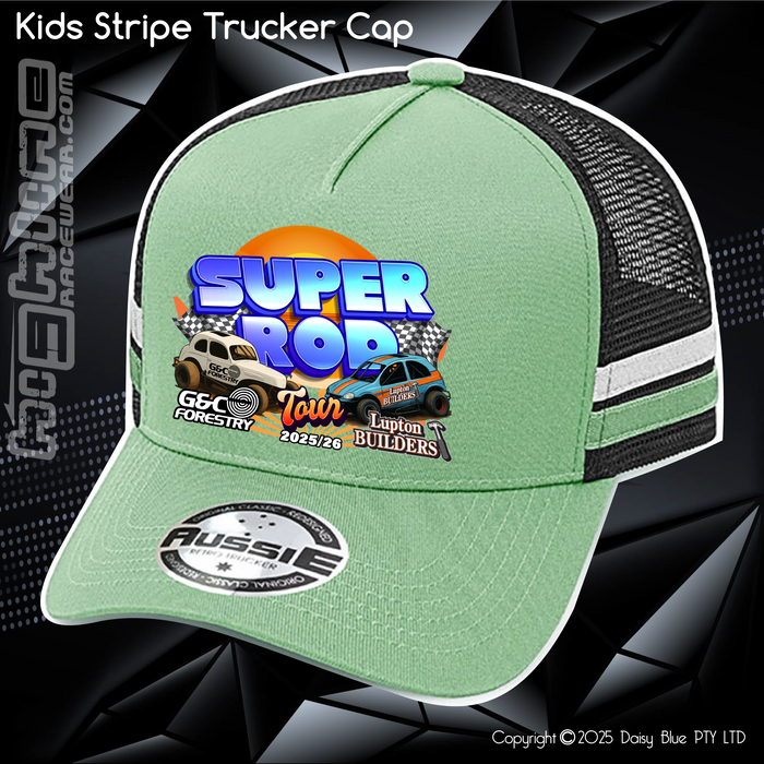 KIDS Stripe Trucker - Super Rod Tour 2025