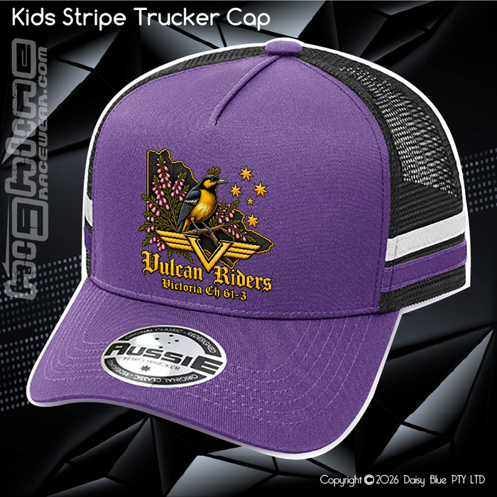 KIDS Stripe Trucker - Vulcan Riders 2026