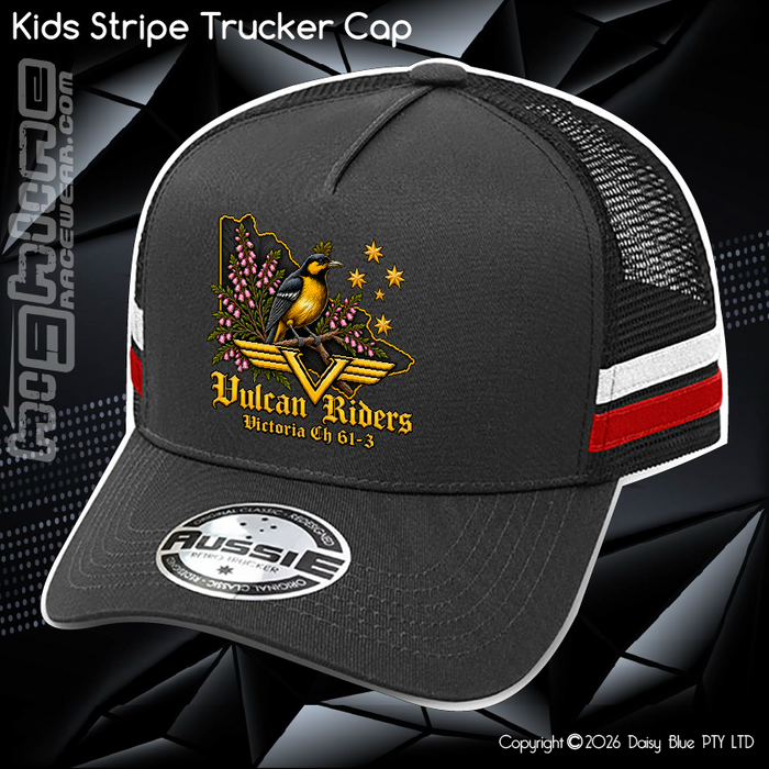 KIDS Stripe Trucker - Vulcan Riders 2026