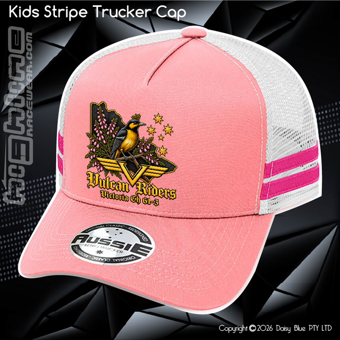 KIDS Stripe Trucker - Vulcan Riders 2026