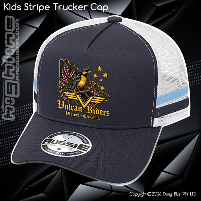KIDS Stripe Trucker - Vulcan Riders 2026