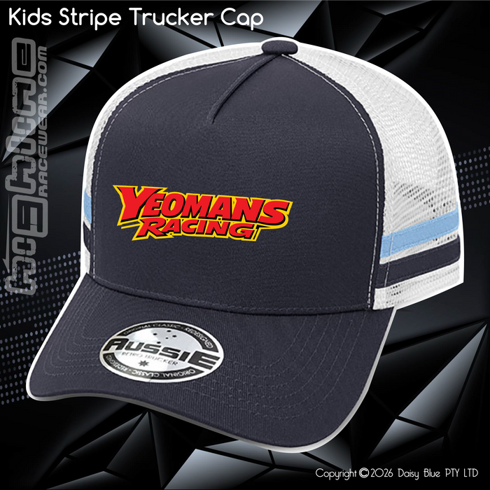KIDS Stripe Trucker - Yeomans Racing