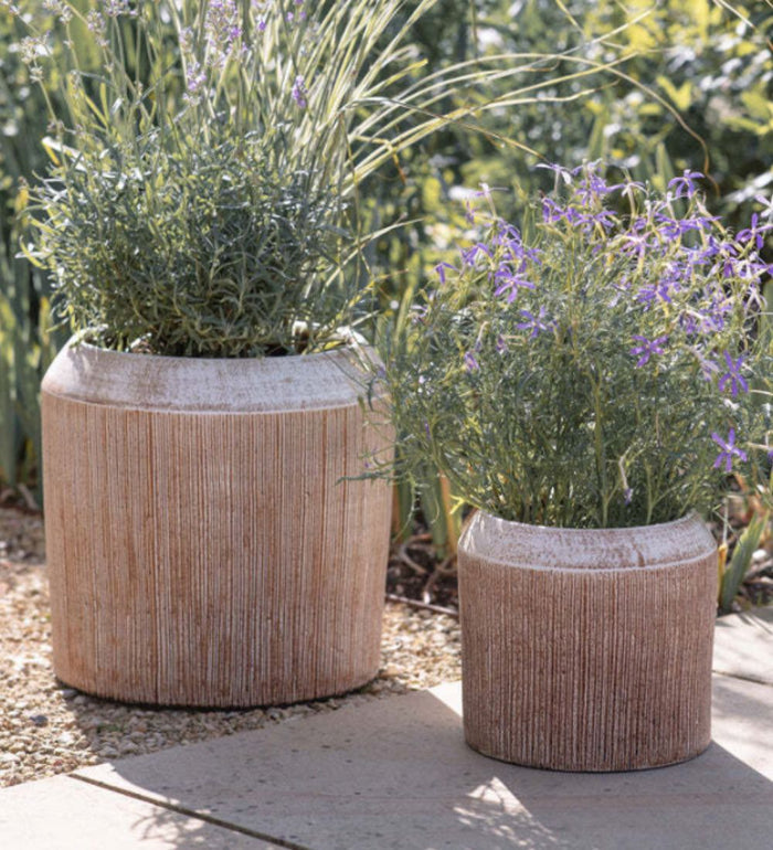 Kubo Cream Ceramic Planter