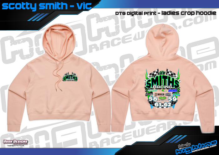 Ladies Crop Hoodie - Scotty Smith