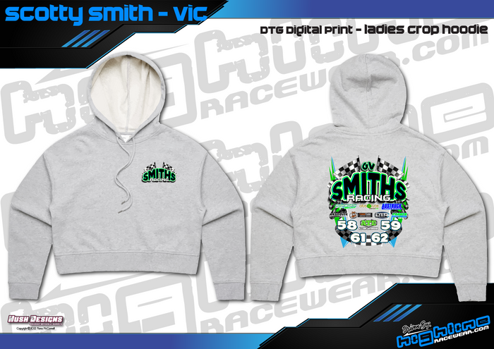 Ladies Crop Hoodie - Scotty Smith
