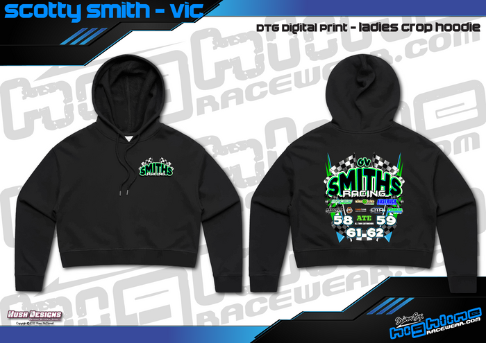 Ladies Crop Hoodie - Scotty Smith