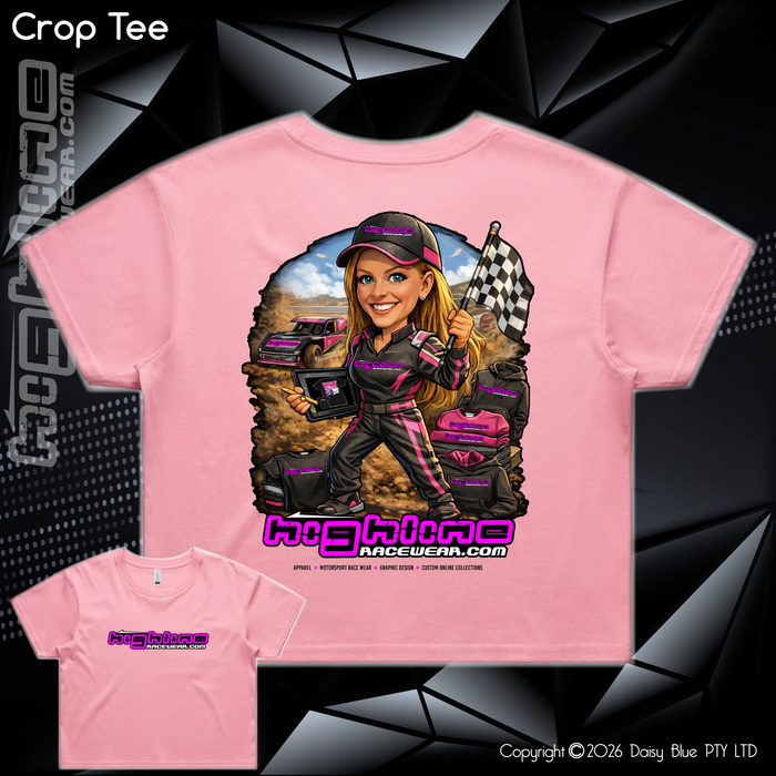 Ladies Crop Tee - Ai Custom Caricature