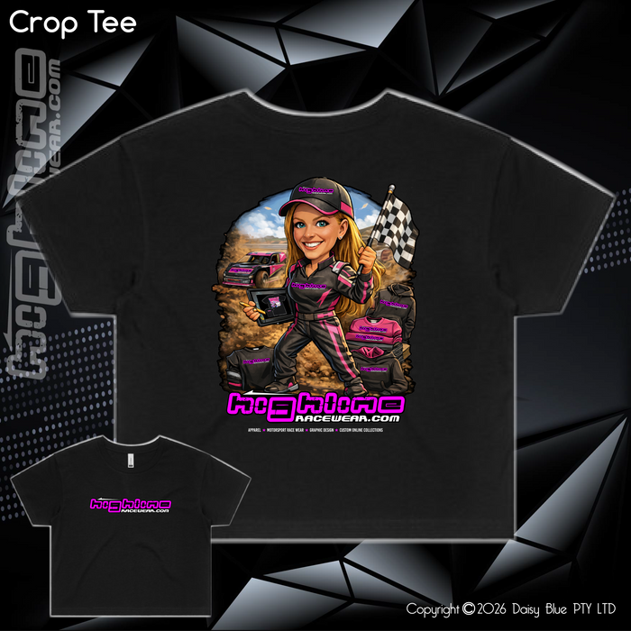 Ladies Crop Tee - Ai Custom Caricature