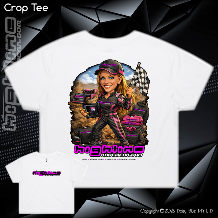Ladies Crop Tee - Ai Custom Caricature