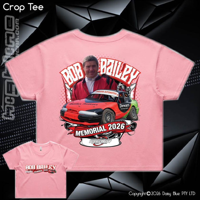 Ladies Crop Tee - Bob Bailey Memorial 2026