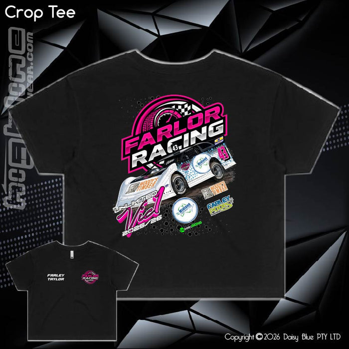 Ladies Crop Tee - Farlor Racing