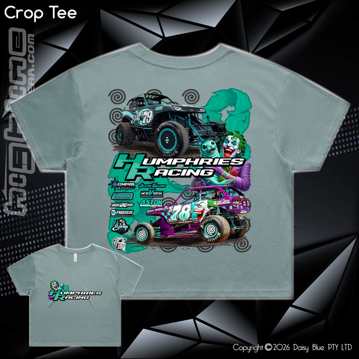 Ladies Crop Tee - Humphries Racing