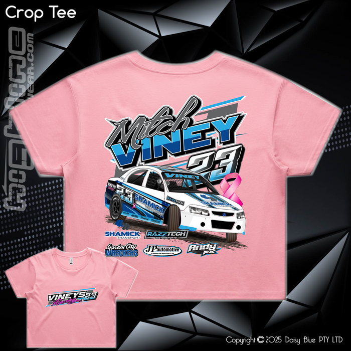 Ladies Crop Tee - Mitch Viney