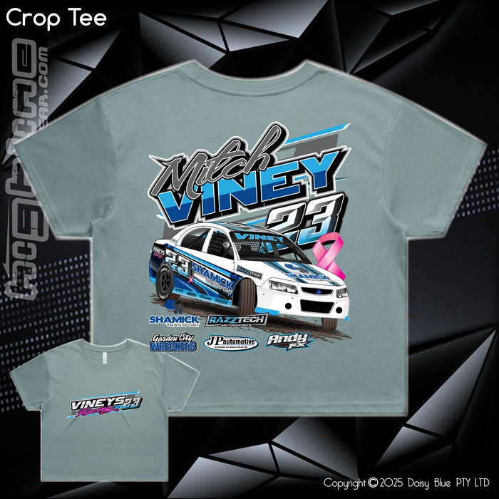 Ladies Crop Tee - Mitch Viney