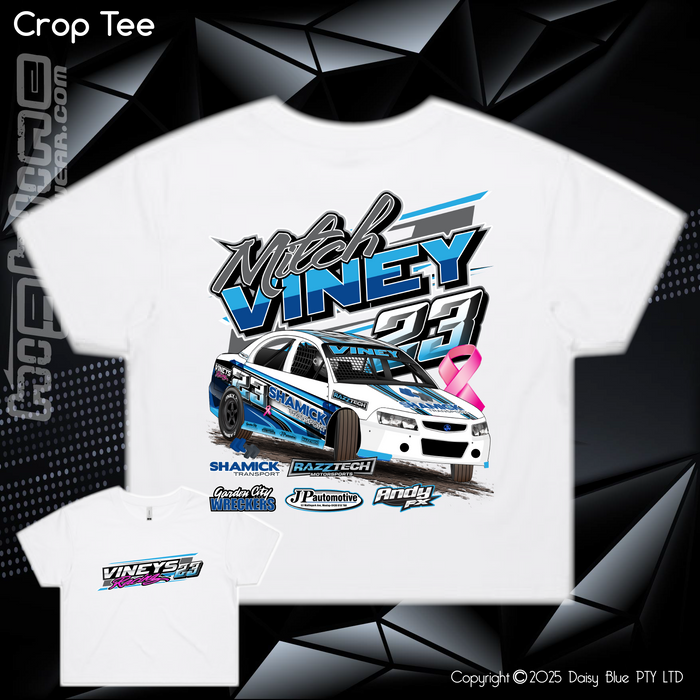 Ladies Crop Tee - Mitch Viney
