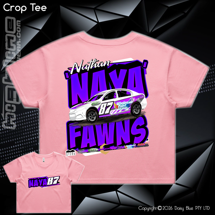 Ladies Crop Tee - Nathan 'NAYA' Fawns