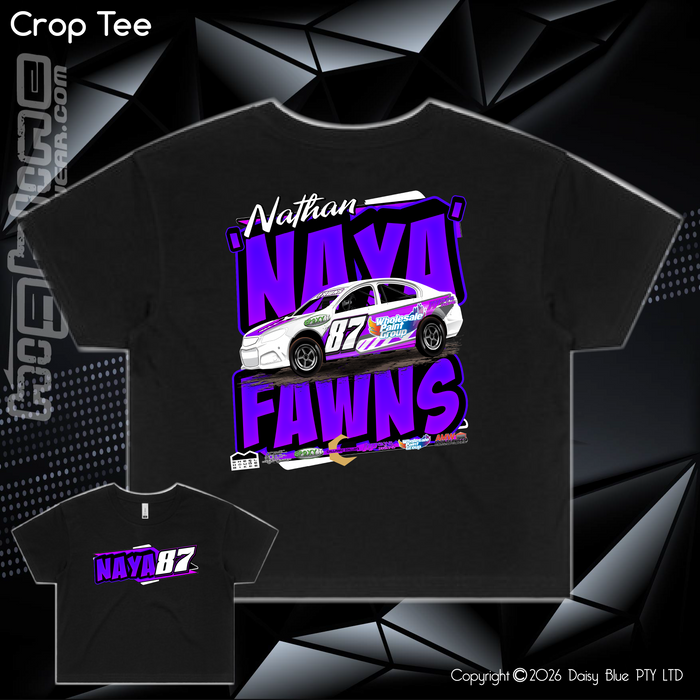 Ladies Crop Tee - Nathan 'NAYA' Fawns