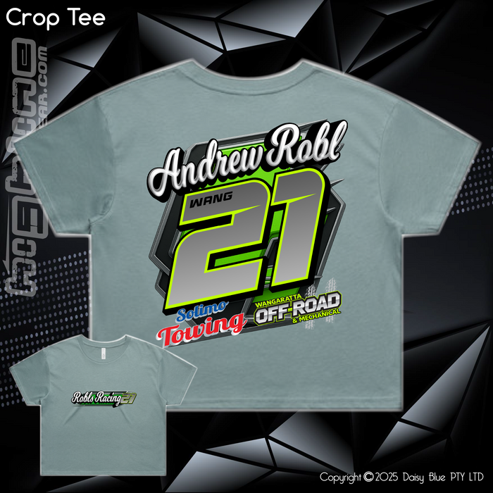Ladies Crop Tee - Robls Racing