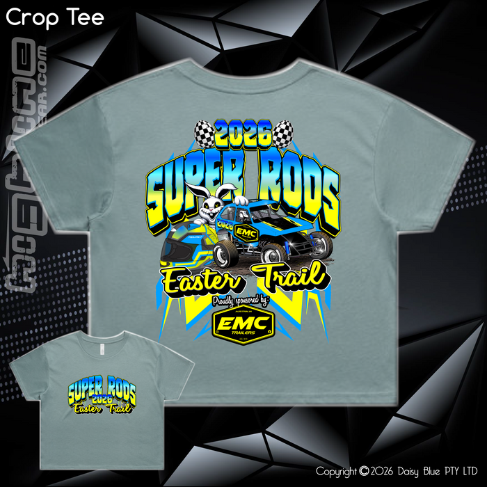 Ladies Crop Tee - Super Rod Easter Trail 2026