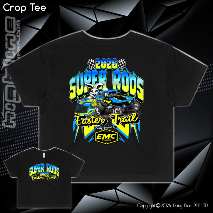 Ladies Crop Tee - Super Rod Easter Trail 2026