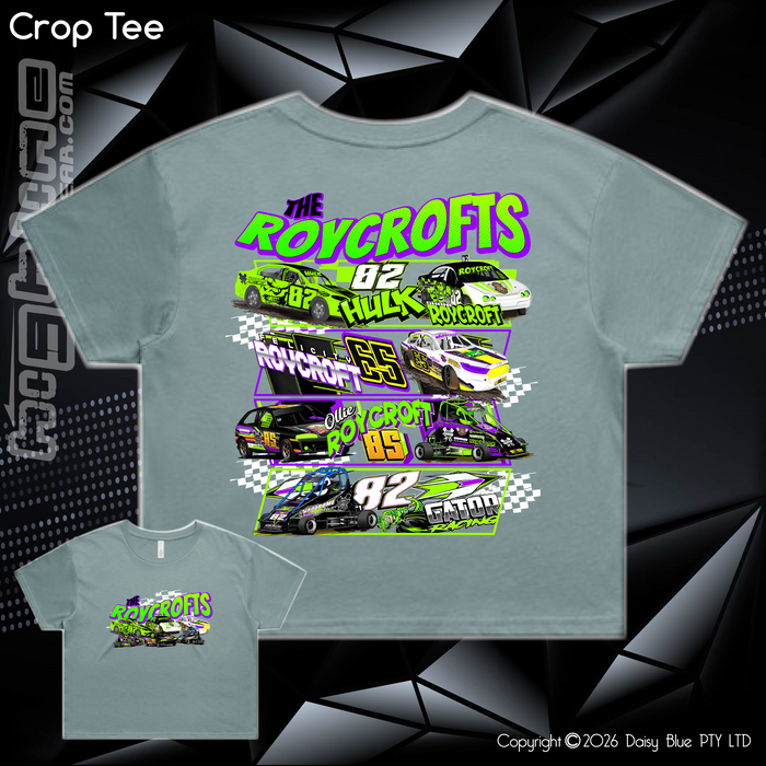 Ladies Crop Tee - The Roycrofts