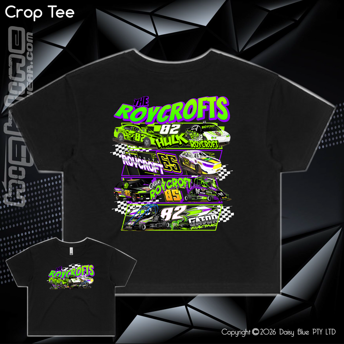 Ladies Crop Tee - The Roycrofts