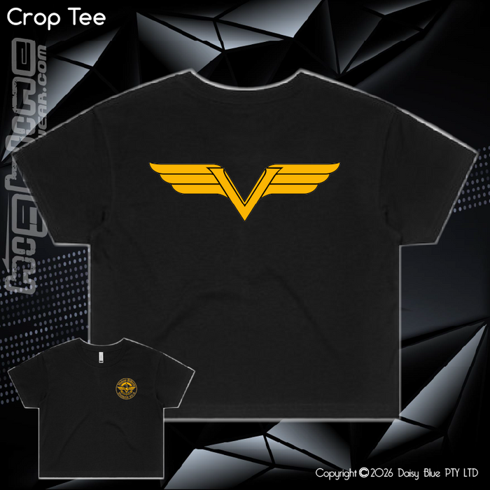 Ladies Crop Tee - Vulcan Riders 2024
