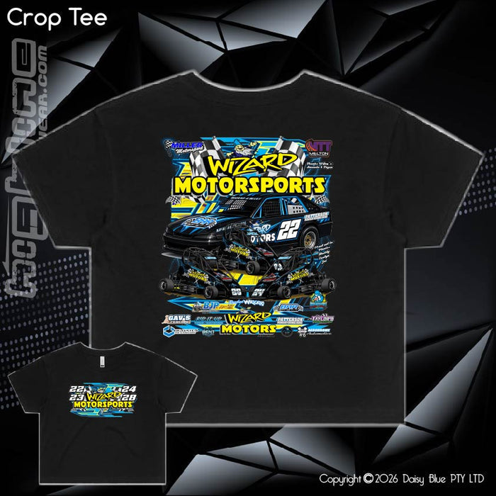 Ladies Crop Tee - Wizard Motorsport