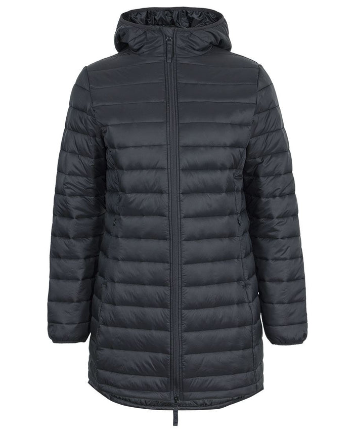 Ladies Long Puffer Jacket - Blandthorn