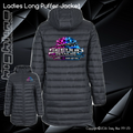Ladies Long Puffer Jacket - Geeuup